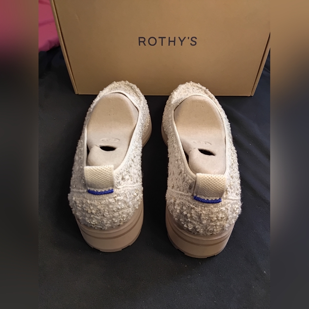 Rothy's Snowcap Boucle The Lug Loafer - Picture 3 of 4